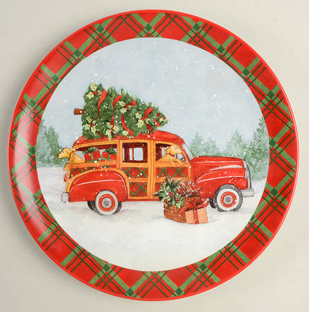 Home for Christmas Dessert/Pie Plate