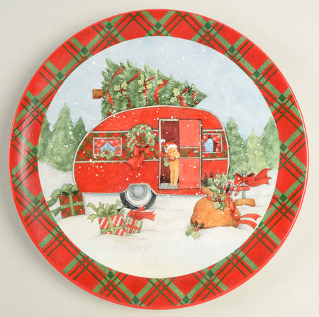 Home for Christmas Dessert/Pie Plate