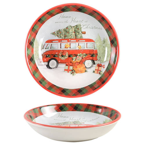 Home for Christmas 9" Soup/Pasta Bowl