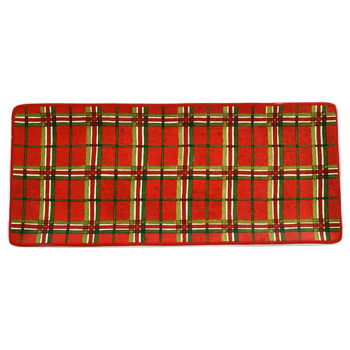 Christmas on the Farm Rectangular Tray 11"