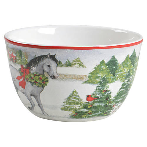 Christmas on the Farm Individual Ice Cream Dish