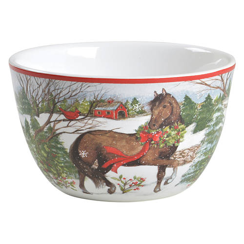Christmas on the Farm Individual Ice Cream Dish