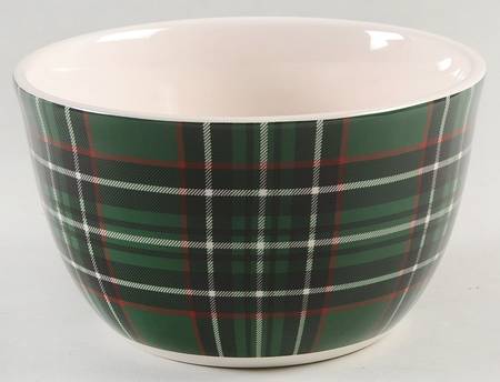 Christmas Plaid Individual Ice Cream Dish