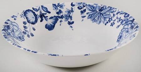 Butterflies and Blooms 9" Individual Pasta Bowl