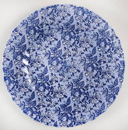 Honeysuckle Blue Salad/Dessert Plate