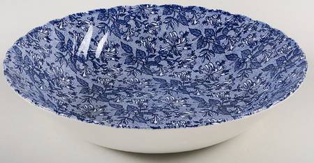 Honeysuckle Blue 9" Soup/Pasta Bowl