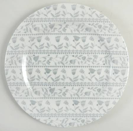 Tilly Grey 12" Chop Plate (Round Platter)