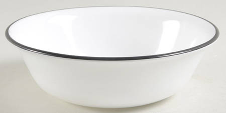 Black and White Soup/Cereal Bowl