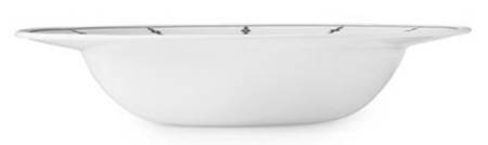 Black and White 10" Individual Pasta Bowl