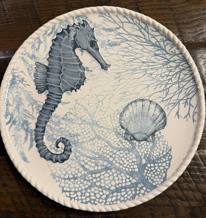 Coastal Salad/Dessert Plate