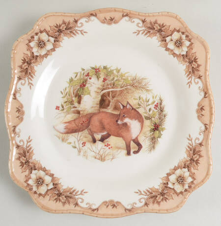 Woodland Square Salad Plate