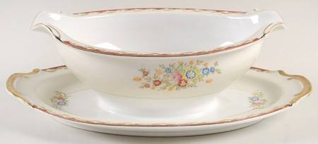 CWJ5 Gravy Boat with Attached Underplate