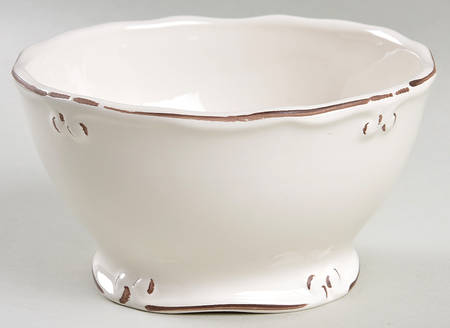 Vintage Cream Individual Ice Cream Dish