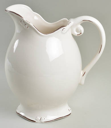 Vintage Cream 80 Oz Pitcher