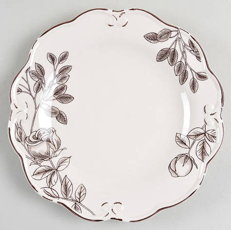 Vintage Floral Salad Plate