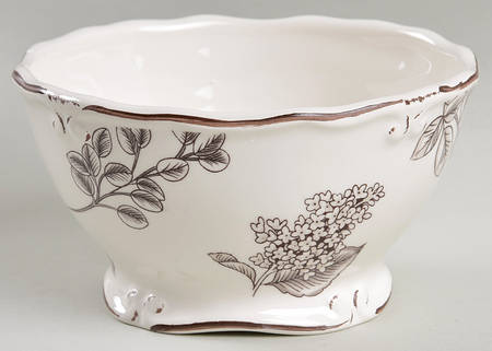 Vintage Floral Individual Ice Cream Dish