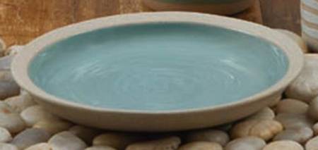 Artisan Teal Salad Plate