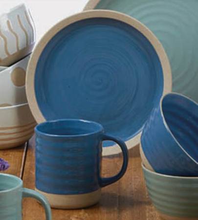 Artisan Blue Salad Plate