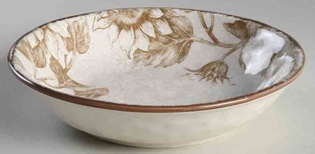 Toile Rooster 9" Soup/Pasta Bowl