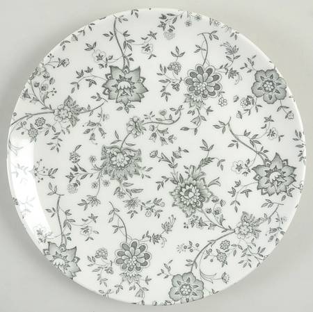 Jacobean Gray Salad Plate