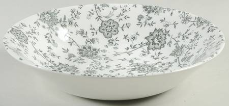 Jacobean Gray Soup/Cereal Bowl