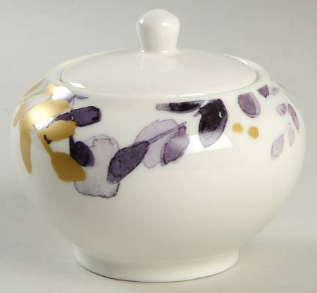 Foliage Sugar Bowl & Lid