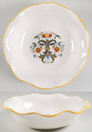 CU46 11" Ruffled Bowl