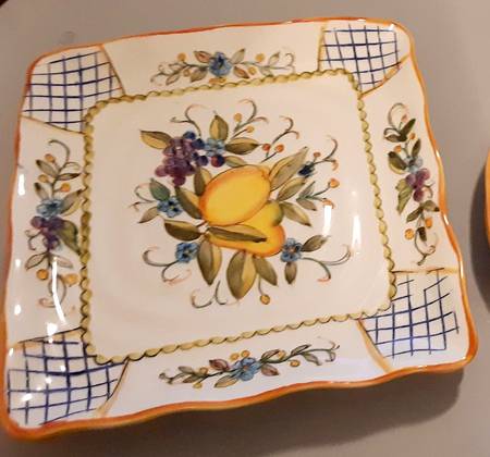 Fruit Russet Square Dinner Plate