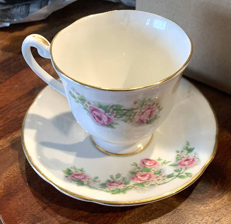 372 Footed Cup & Saucer Set