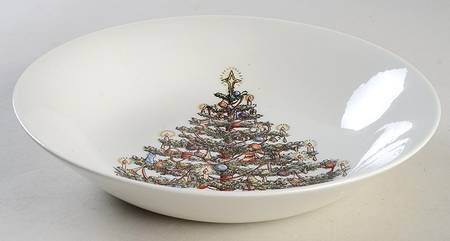 Christmas Tree 9" Individual Pasta Bowl