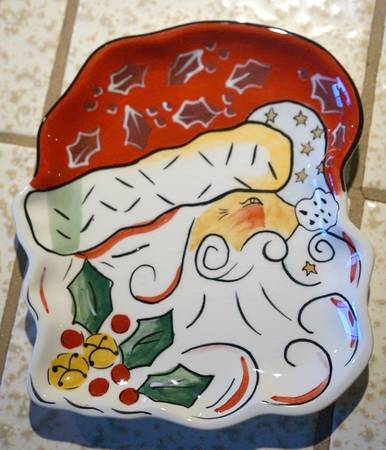 Merry Santa by Clay Art