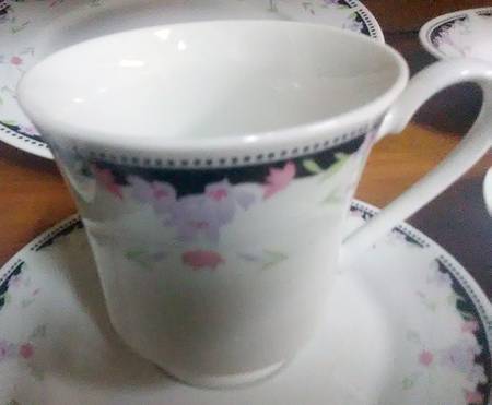 CCC16 Footed Cup & Saucer Set