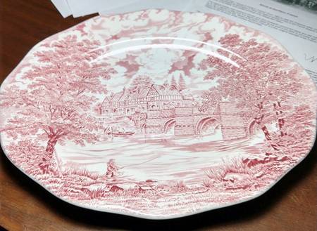 Bridge Scenes Pink by Crown Ducal