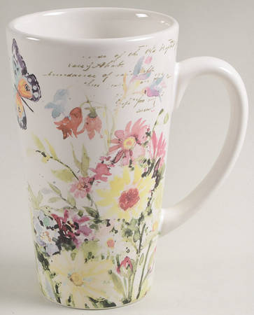 Spring Meadow Latte Mug