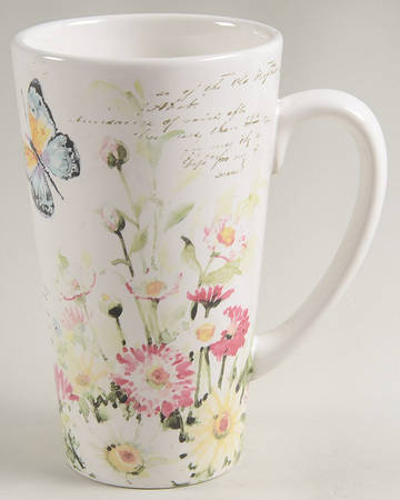 Spring Meadow Latte Mug