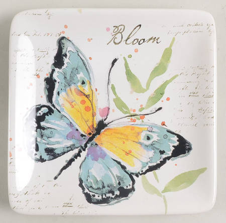 Spring Meadow Canape Plate
