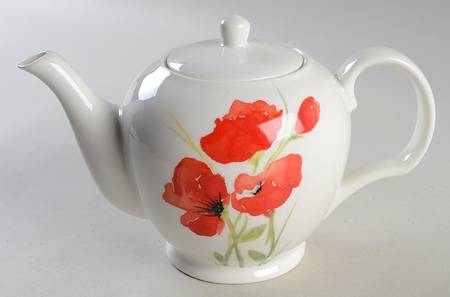 Poppy Teapot & Lid