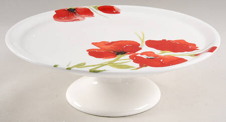 Poppy 12" Diameter Pedestal Cake Stand