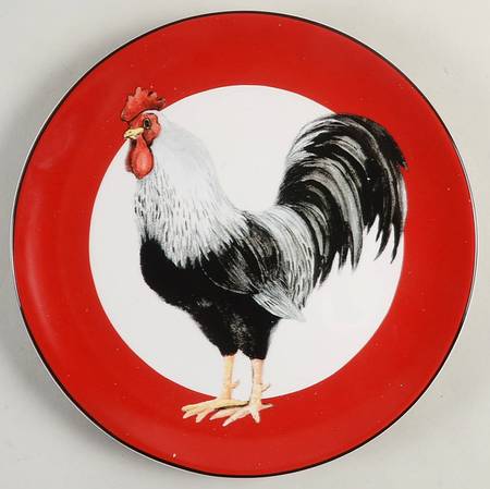 Homestead Rooster Luncheon Plate