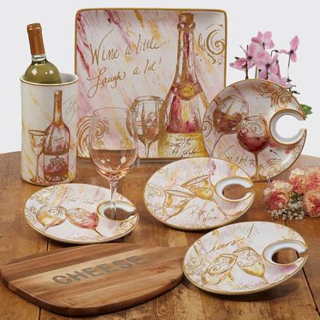Wine All the Time Cocktail Plate