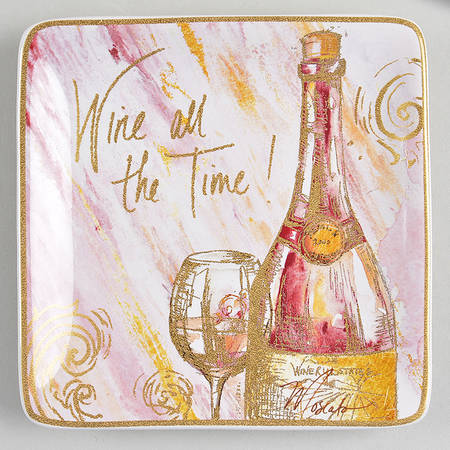 Wine All the Time Canape Plate