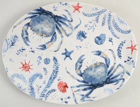 Nautical Life 16" Oval Serving Platter