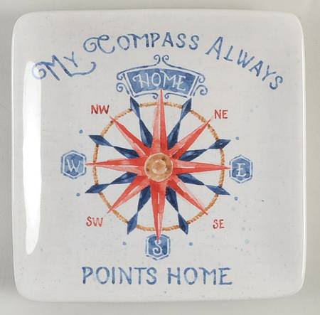 Nautical Life Canape Plate