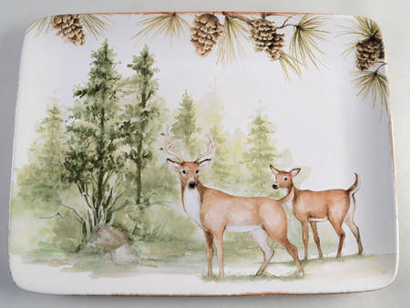 Mountain Retreat 16" Rectangular Serving Platter