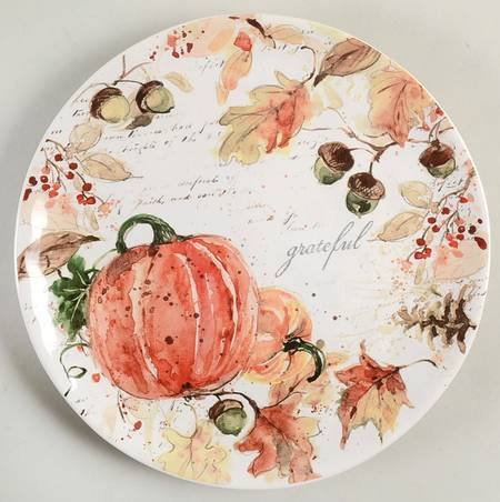 Harvest Splash Dessert Luncheon Plate