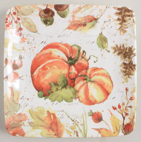 Harvest Splash Canape Plate