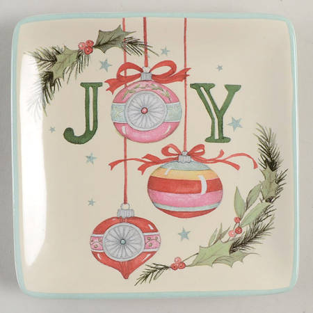 Believe Square Canape Plate
