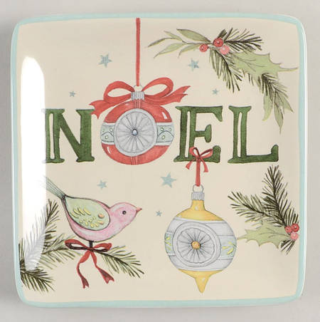 Believe Square Canape Plate