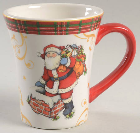 Vintage Santa Mug