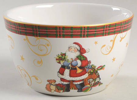 Vintage Santa Individual Ice Cream Dish